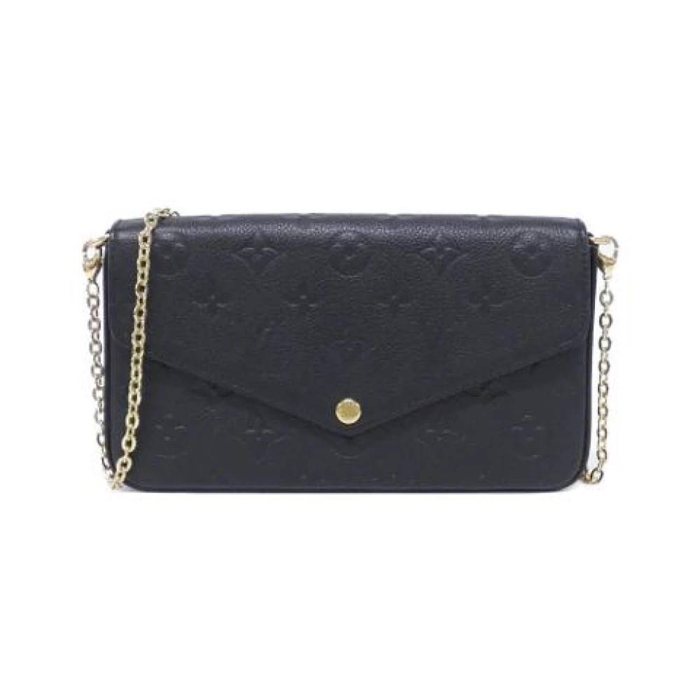 Louis Vuitton Vintage Pre-owned Pochette Skuldertaske - Vintage - Dame - Sort - ONE SIZE - Uld
