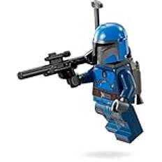 Lego Star Wars figurset: Mandalorian Warrior med stor blaster och raketryggsäck – alternativ till Lego Star Wars Battle Pack, Lego minifigurset, Lego mandalorianer