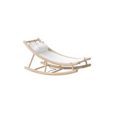 Wood Toddler Rocker, oak/white