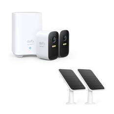 eufyCam S210 (eufyCam 2C) 2-Cam Kit eufyCam 2C+ eufyCam Solar Panel Charger（2-Pack）