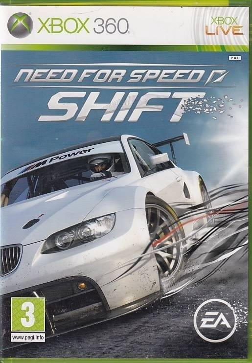 Need For Speed Shift - XBOX 360 (B Grade) (Genbrug)