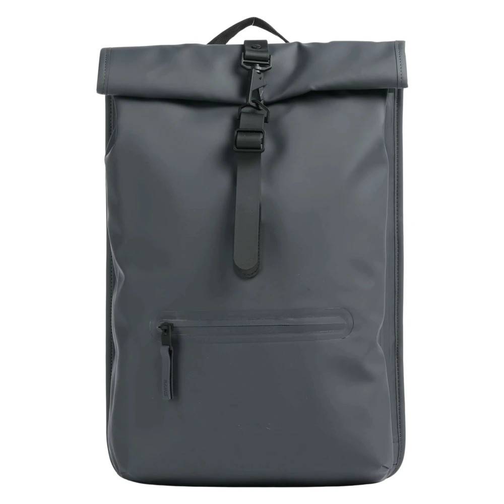 Rains Rolltop Rucksack - Tasker - Herre - Grå - ONE SIZE - Uld