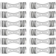 Lysestage-centreringsanordninger Lysestage-kerneholder Metal Lysestage-vægeholder Klemme Centreringsanordning 3-huls Lysfremstillingsværktøj Til Håndlavede Diy-lys 12 stk.