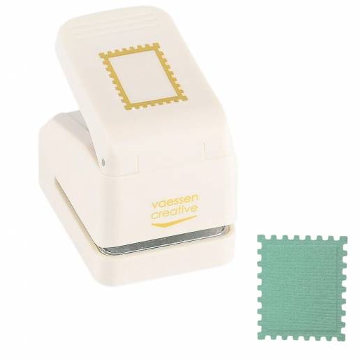 Stans Vaessen - Punch Frimärke Med Embossing - 2,8 x 2,4 cm