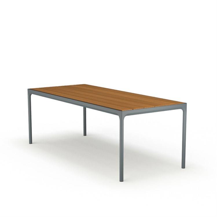 HOUE Four Havebord Dark Grey/Bamboo L210 cm