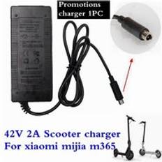 36v 2a elcykel litium batteriladdare för 42v 2a xiaomi m365 el skoter laddare hoverboard balans hjulladdare - Eu