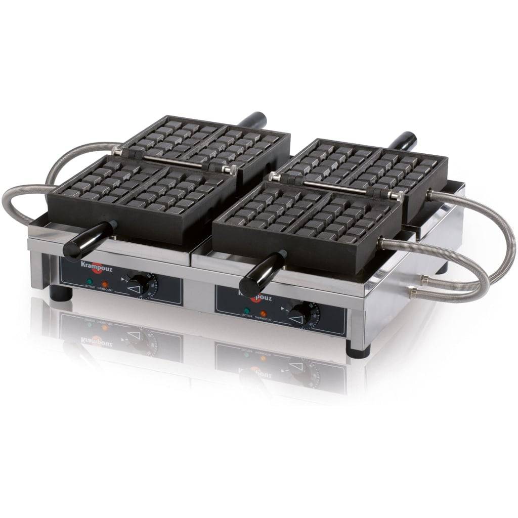 Double 180° waffle makers