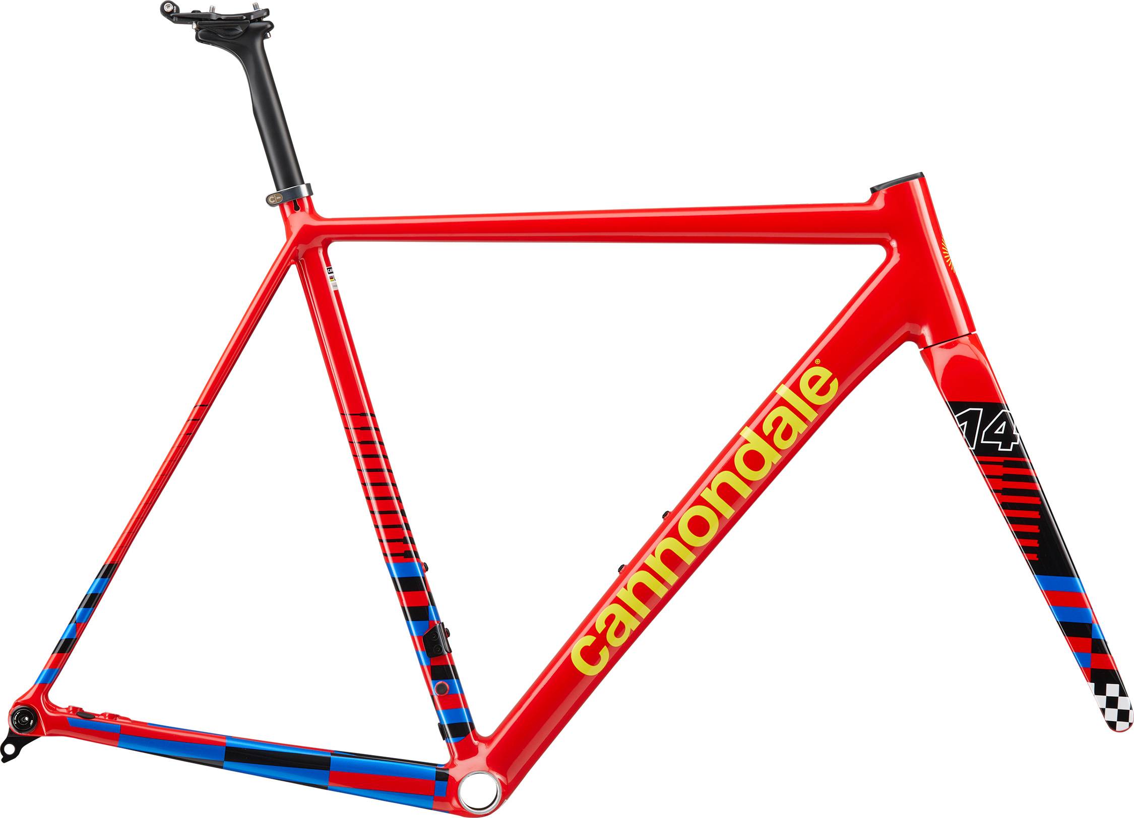 Cannondale CAAD14 Frameset | Ramset Landsväg | Rally Red