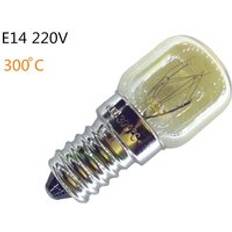 E14 220v hög temperatur 300 grader brödtillagningslampa e14 220v 15w 25w ugnslampa e14 ånglampa