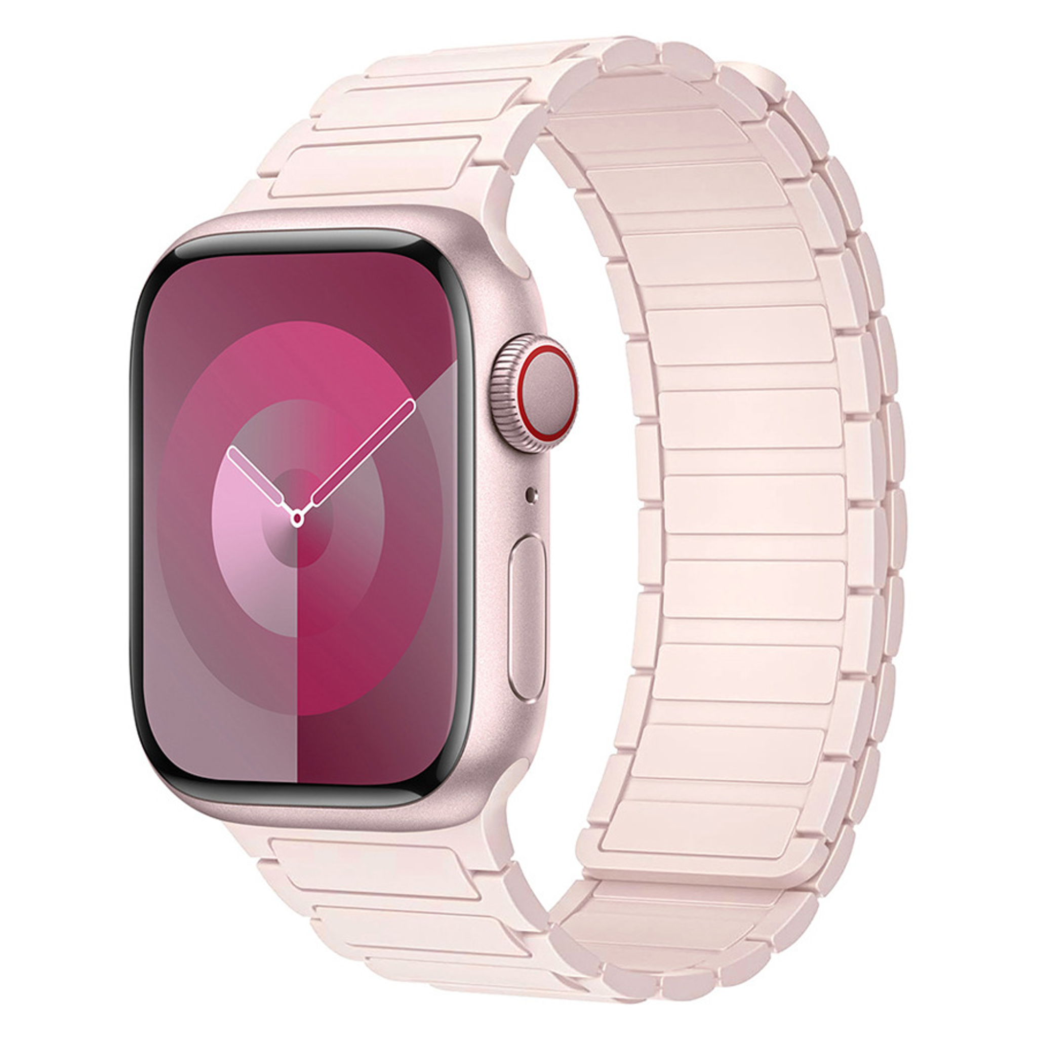 Lippa Magnetisk Silikone Apple Watch Rem 38/40/41/42 mm, Pink