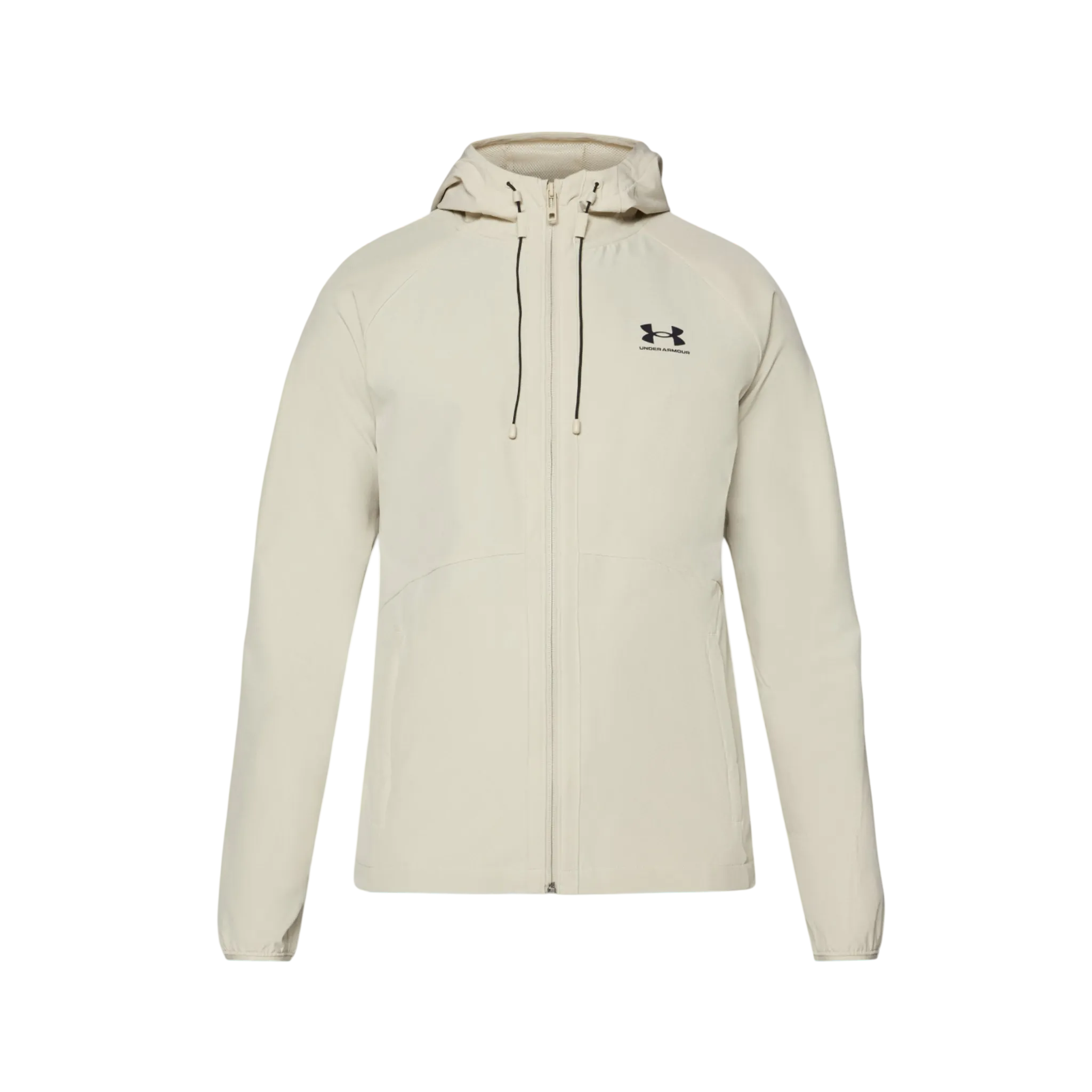 UA Stretch Woven Windbreaker - Khaki / XXL (XXL)