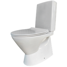 ZEN Rimless toilet med softclose toiletsæde