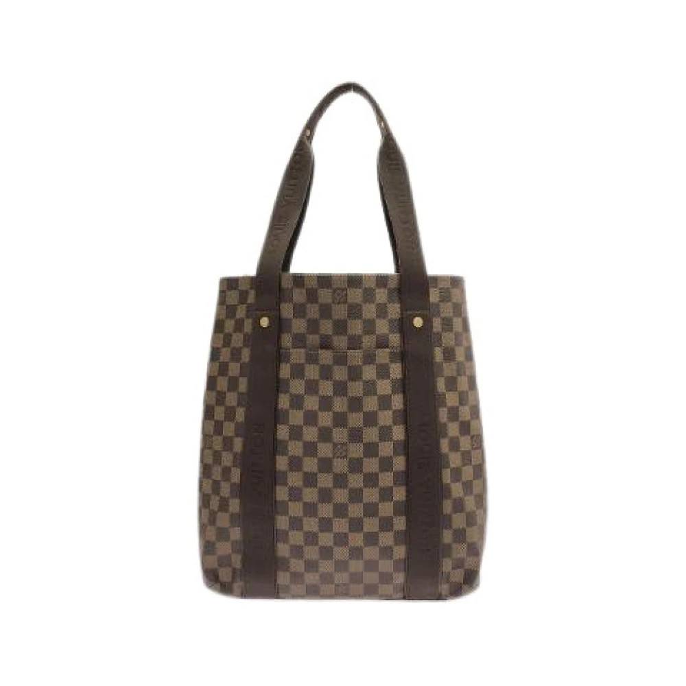 Louis Vuitton Vintage Pre-owned Damier Bobur Coated Canvas Shoulder Bag - Vintage - Dame - Brun - ONE SIZE - Uld