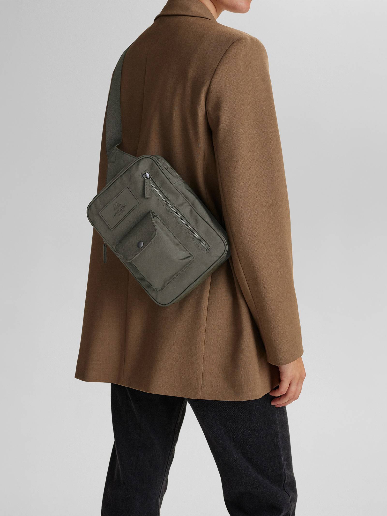 Markberg Darlambg One Shoulder. , Mono. Dam Stl. - Axelremsväskor Från Magasin - Dark Olive (One size)