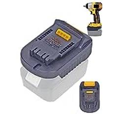 TPDL MT20DL batteriadapter för Makita 18 V batteri ersättning för Dewalt 20 V litiumbatteriverktyg, batteriadapter omvandlare för Makita BL1820, BL1850, BL1860