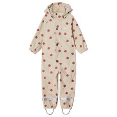 Kuling Leeds Ofodrad Regnoverall Foggy White Apple 110/116 cm  Vit  110/116 cm  Unisex