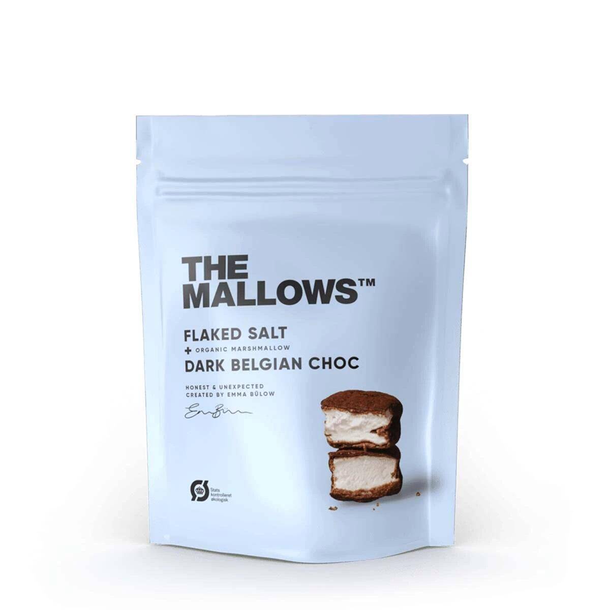 The Mallows - Flaked Salt + Dark Belgian Choc 90 g..