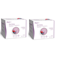 Nupo - 2 x Diet Shake Blueberry Raspberry 30 Portioner - Fri fragt og klar til levering - Prismatch