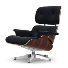 Eames Lounge Chair - Palisander - Black/Anthracite - Poleret stel