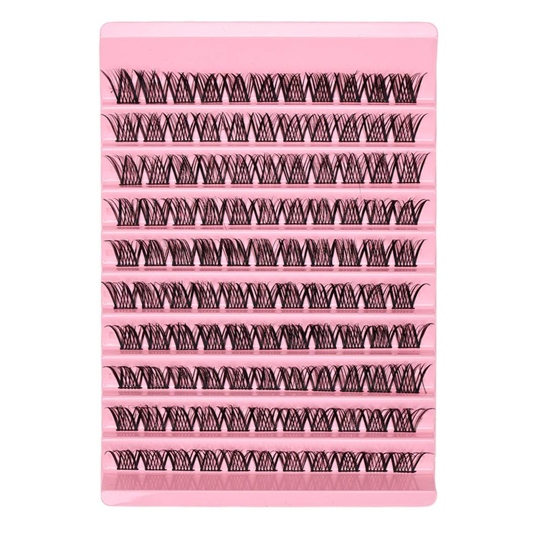 110pcs D Eyelash Fluffy Lash Clusters Individual Natural Look Eyelash Extensions Reusable Soft