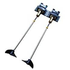 LICHIFIT Dubbel 130 motorer RC båt drivset motorsäte 12 cm axel propeller RC modell skepp gör-det-själv kit
