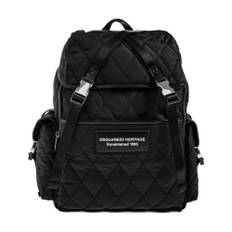 Dsquared2, Tasker , Herre, Sort, ONE SIZE, Sorte tasker med polyamid sammensætning