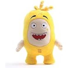 18 cm Oddbods Soft Plysch Söt Plysch Oddbod Cartoon Treasure Soldier Doll Leksakspresenter for barn (rosa) (Color : Yellow)