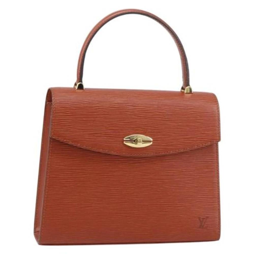 Louis Vuitton Vintage Pre-owned Vintage Læder Håndtaske - Vintage - Dame - Brun - ONE SIZE - Læder