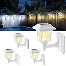 LeiDrail Solcellslampor utomhus, 2 lägen Edison utomhus solcell vattentät 15 lumen utomhus solcellslampor dekorativa för staket gård hönshus lekhus