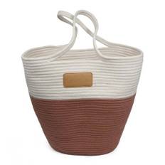 Lovelies NADI - ROPE BEACH BAG - 45 X 40 CM OLD ROSE
