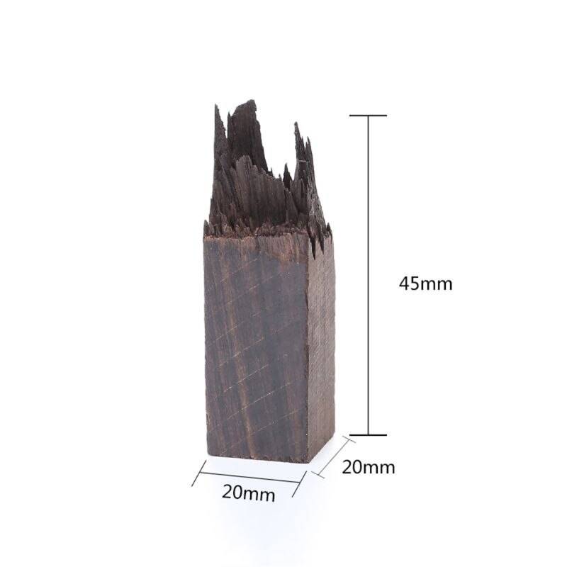 Epoxiharts hantverksmaterial ebenholts konst att göra diy stämpel smycken att göra halsband hänge landskap dekoration naturligt trä - 10