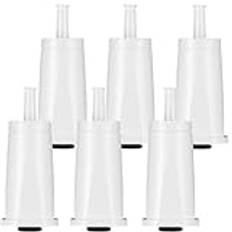 Förpackning med 6 kaffebryggarvattenfilter för Sage Barista Express, Claroswiss, Barista Pro, Barista Touch, BES008 ersättning SES008WHT0NEU1, SES810, SES875, SES880, SES920, SES980, SES990