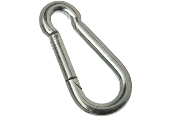 Karabinhage m/åben øje galv. 13×160mm