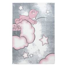 Kids Børnetæppe Bjørn - Pink - 120x170
