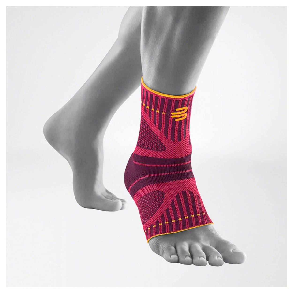 Bauerfeind Sport Ankelbandage - Rød/Orange XS