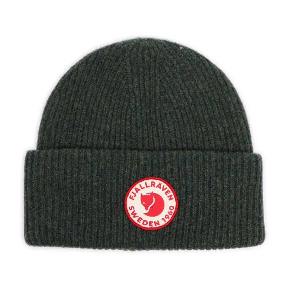 Fjällräven, Accessories , unisex, Grøn, ONE SIZE, Uld, 1960 Logo Hat