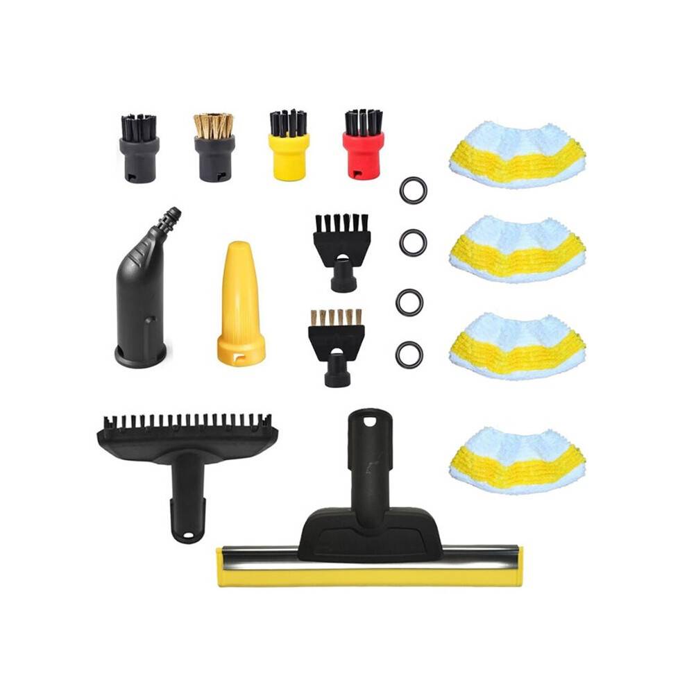 Window Nozzle Scraper Round Brush Steam Mop Kit for SC1 SC2 SC3 SC4 SC5 SC7 Steam Cleaner Part Replacement Parts