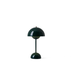 Flowerpot VP9 Table Lamp, Dark Green