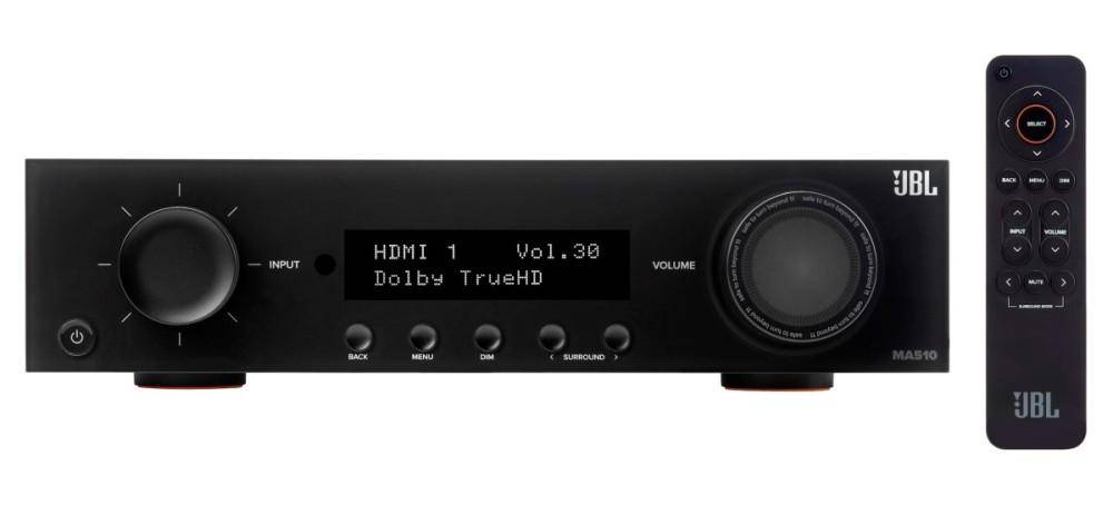 JBL MA510 HEMBIOPROGRAMFÖRSTÄRKARE NÄTVERK 5.2 75 W 8K Wi-Fi Bluetooth Dolby Vision, JBL by HARMAN svart
