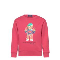 RALPH LAUREN KIDS Polo Bear Fleece Sweatshirt |Röd |163-174