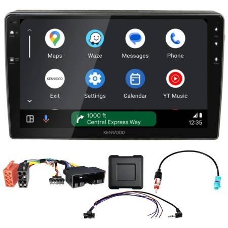 Kenwood DMX80AXS bilstereopaket till Ford Transit Custom/Tourneo Custom 2012-2018, övre originalenhet