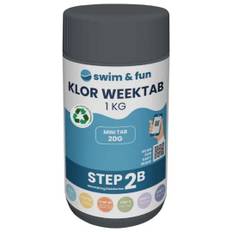 Langsomklor 20gr tablet 1 kg weektab Swim & Fun 1729
