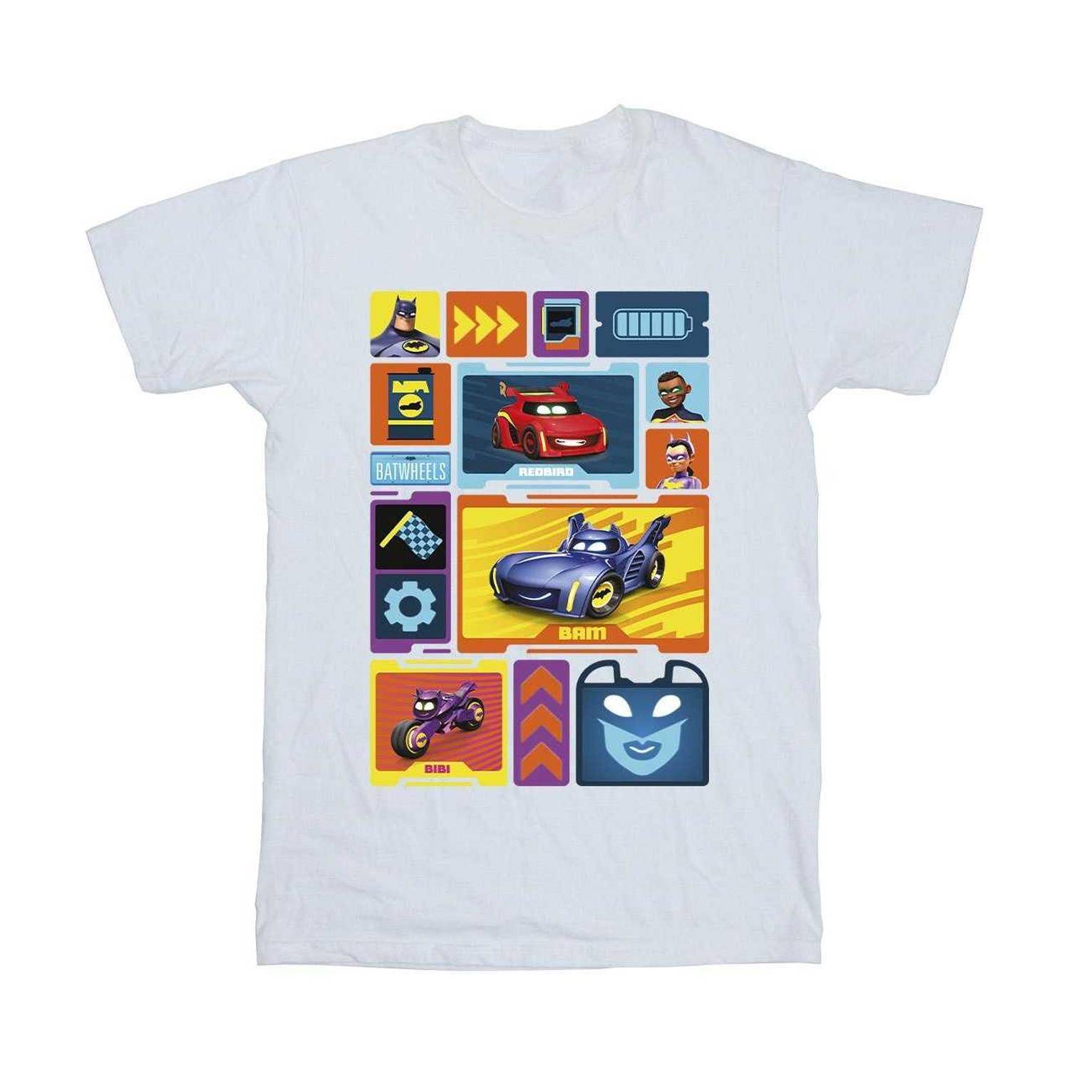 Batwheels Pojkar Collage Bomulls-T-shirt 3-4 Years