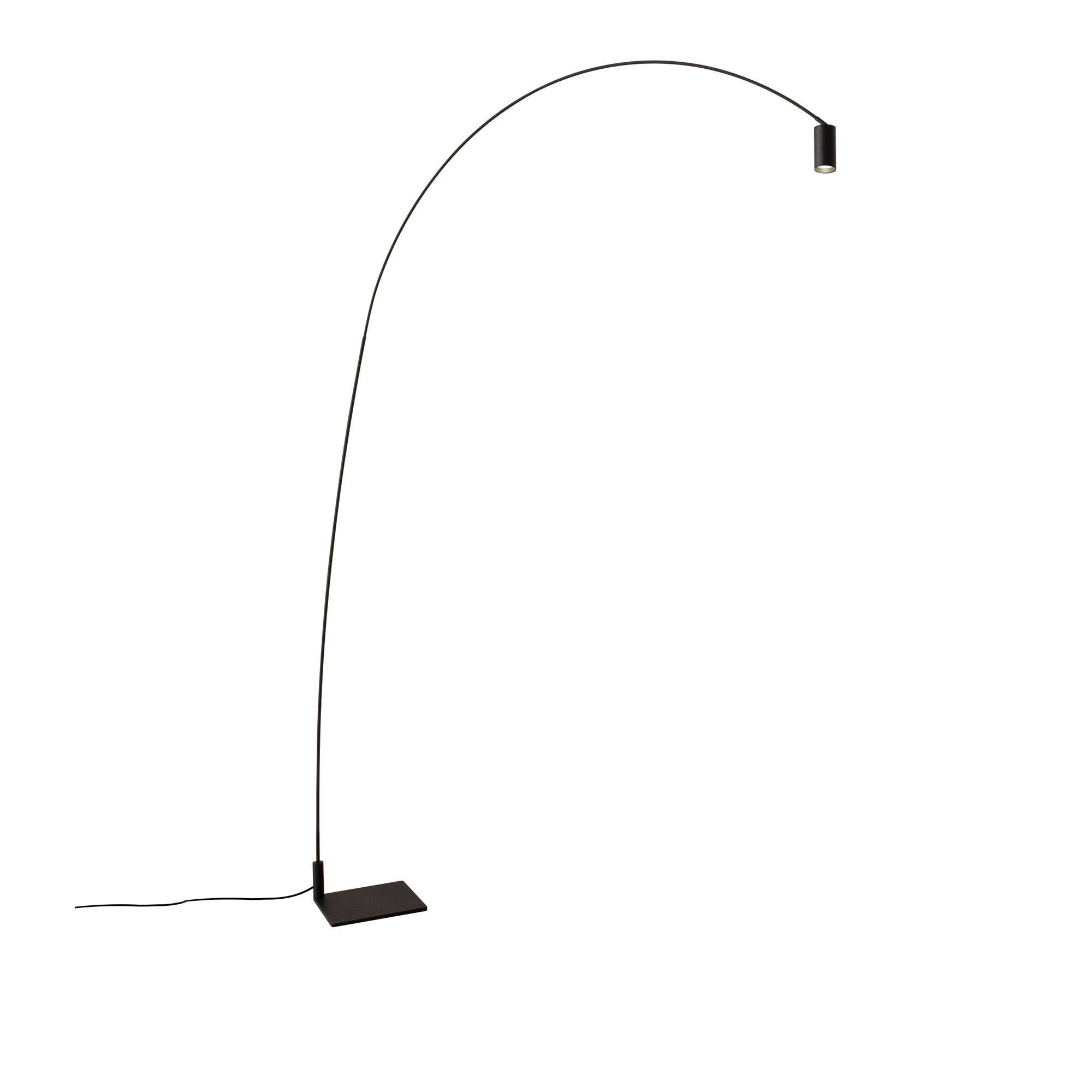 Nemo Lighting - Fox Floor - Båglampor - Bernard Osann - Svart
