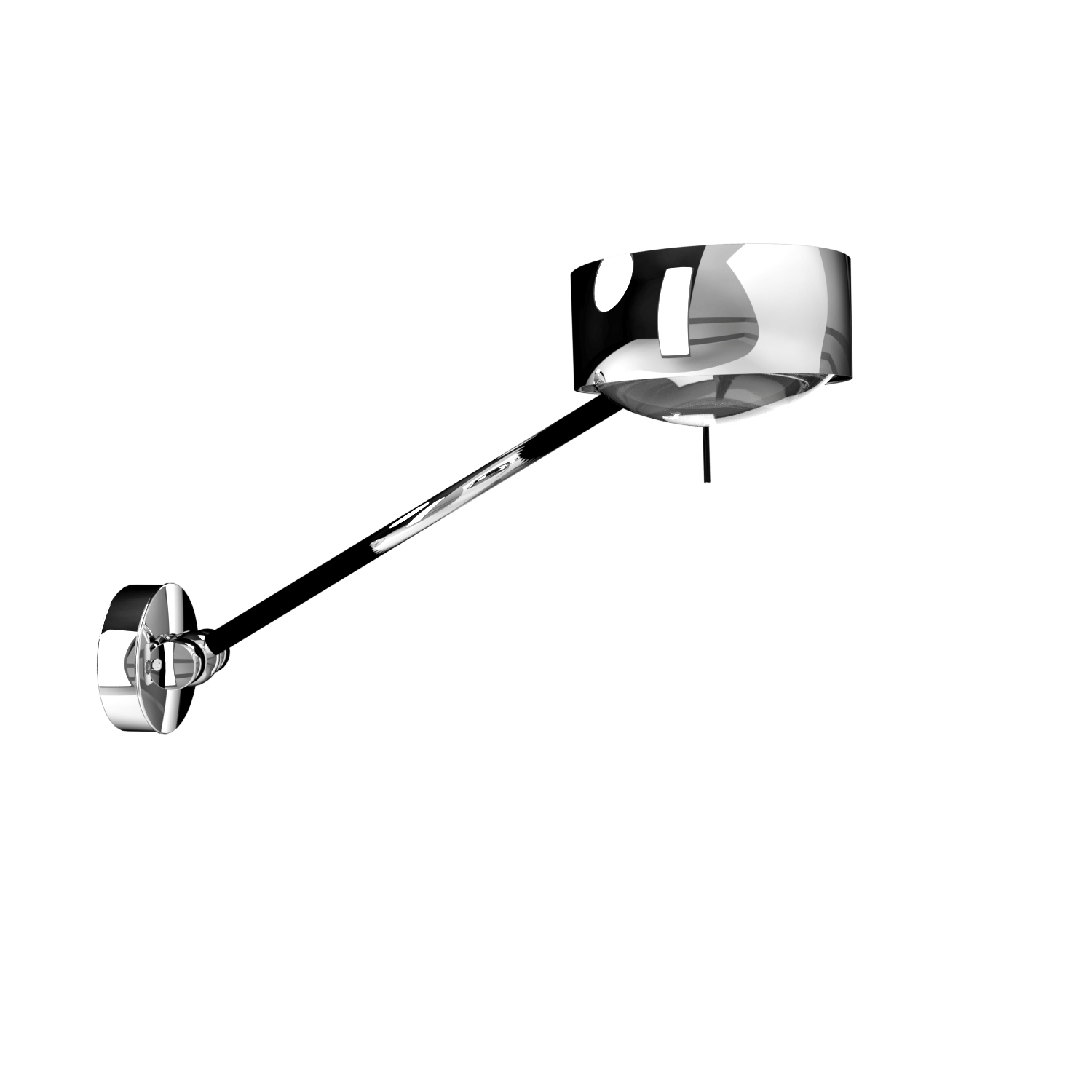 Puk Maxx Wing Single væglampe/loftlampe Top-light - Krom