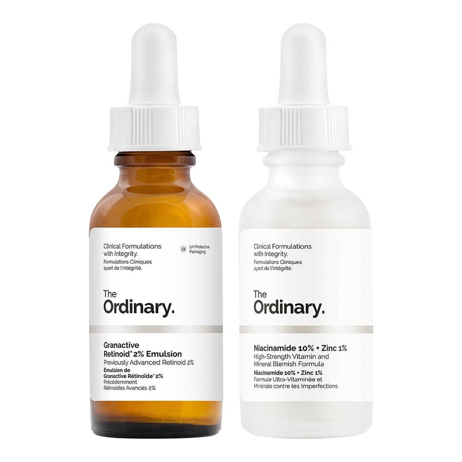The Ordinary Granactive Retinoid 2% Emulsion & Niacinamide 10% + Zinc 1% 2 x 30 ml - 60 ml