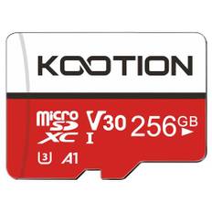 KOOTION 256GB Micro SD Karte UHS-I Speicherkarte U3 MicroSDXC Mini SD Karte 256G Memory Card Speicher SD Karte (A1 V30 4K) is zu 100MB/s, Memory Karte SDXC-Card für Handy Kameras Tablets Android