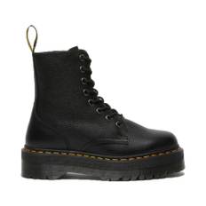 Dr. Martens, Skor, Dam, Svart, 38 EU, Läder, Jadon Platform Läderstövlar