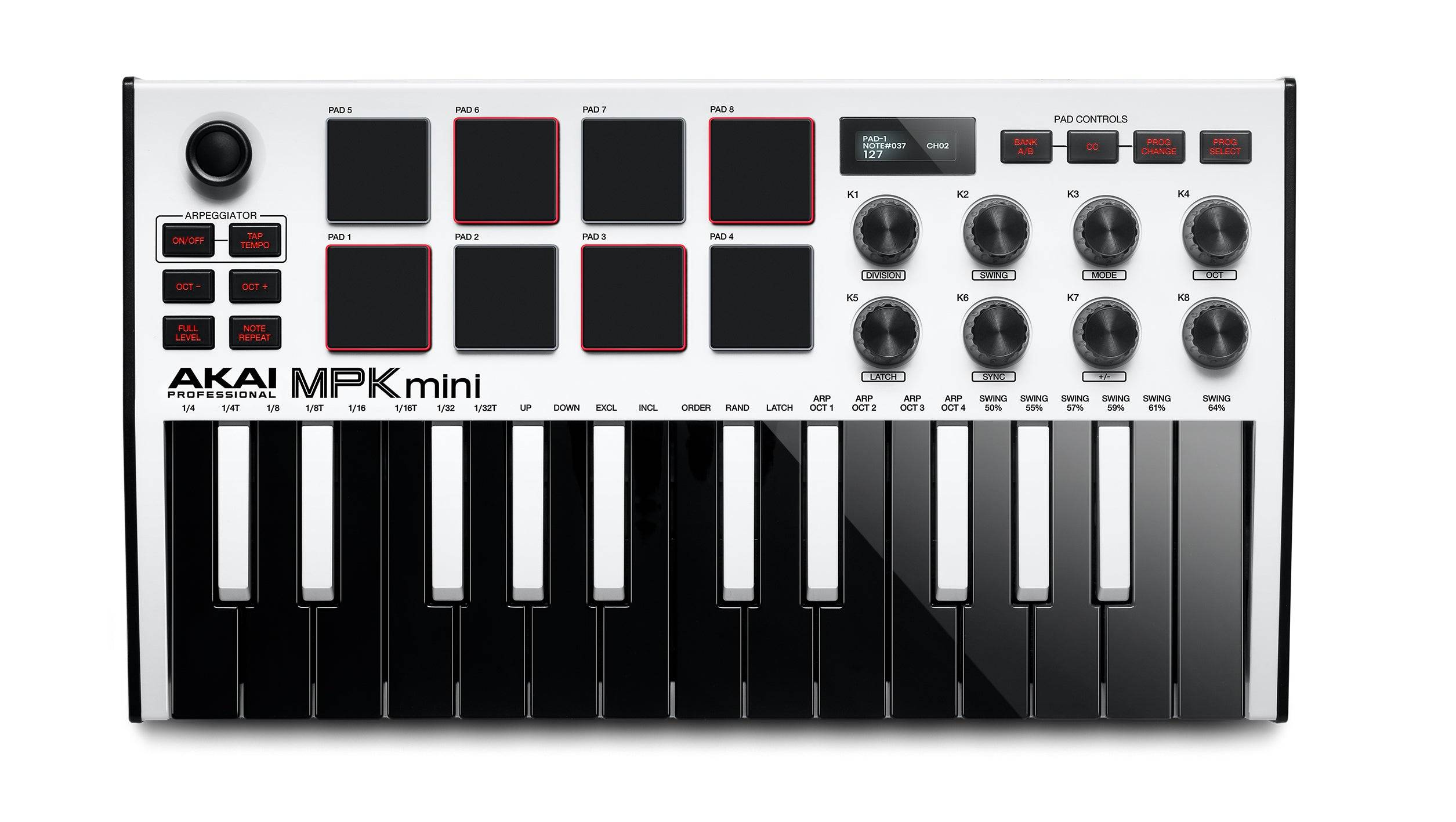 DEMOMODEL - Akai MPK Mini Mk3 (Hvid)