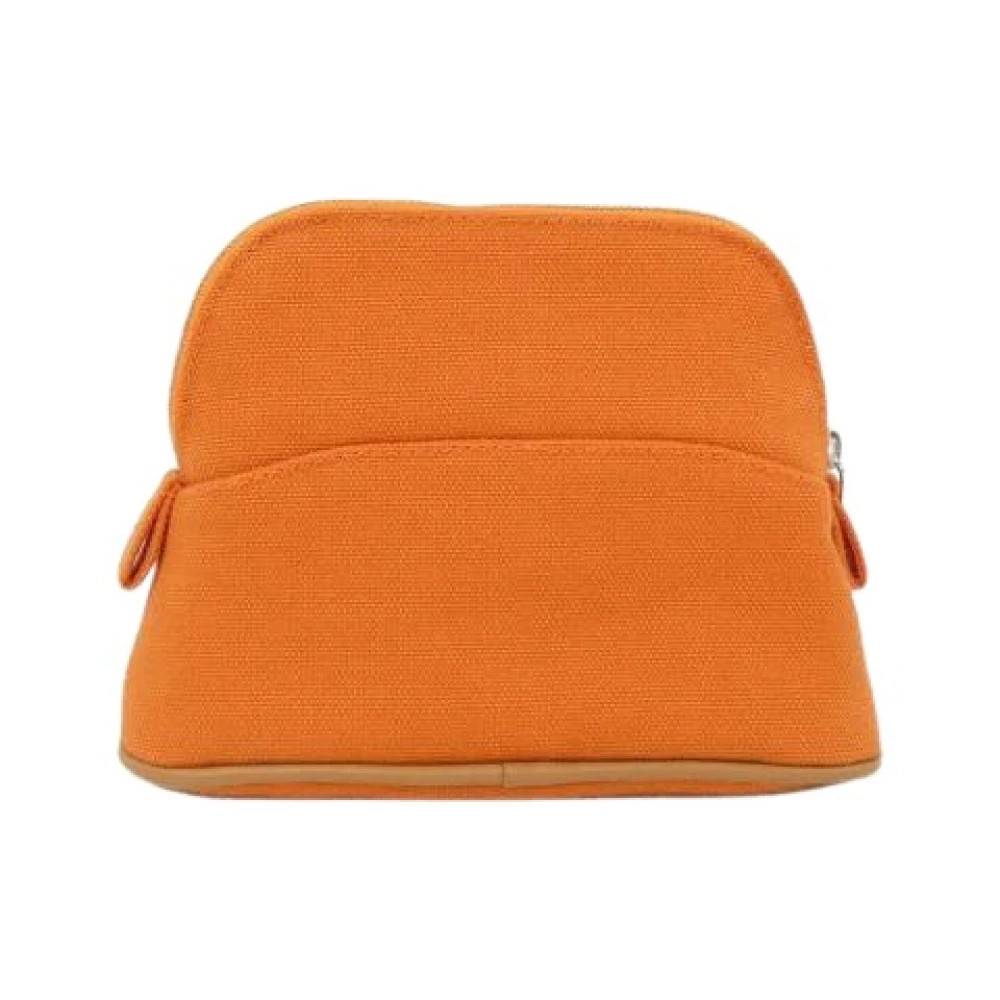Hermès Vintage Pre-owned canvas håndtasker - Vintage - Dame - Orange - ONE SIZE -